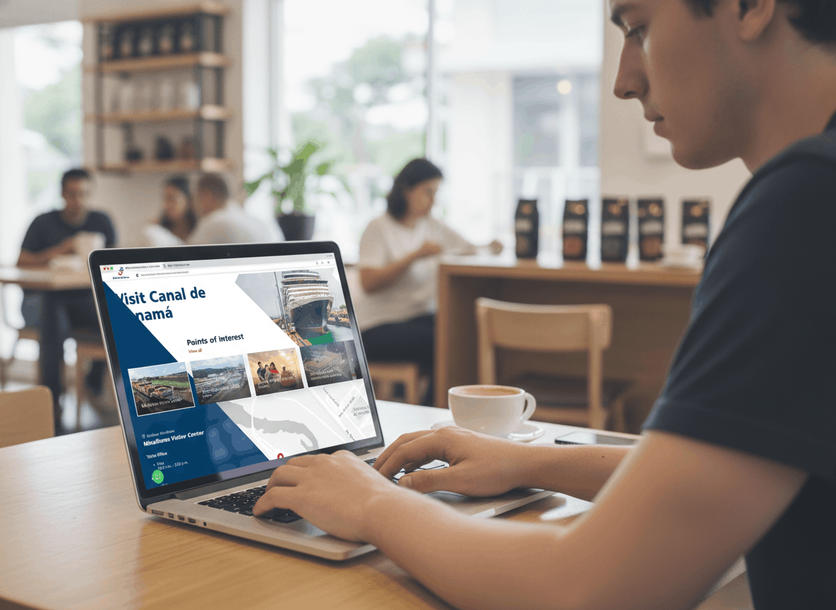 Canal de Panamá, sitio web de turismo desarrollado por Lideki