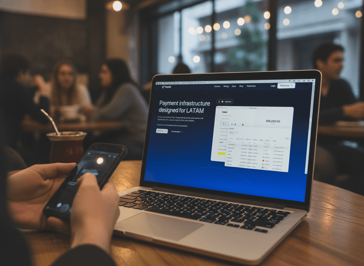 Rebill (YC W22), sitio web fintech desarrollado por Lideki